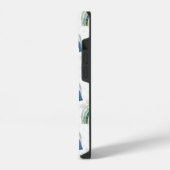 ウォーターカラー レインボーパターン iPhoneケース (左側面)