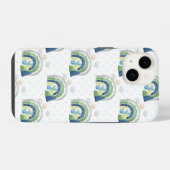 ウォーターカラー レインボーパターン iPhoneケース (裏面横)