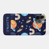 ウォーターカラー レインボー ギャラクシー iPhoneケース Case-Mate iPhoneケース (裏面(横))