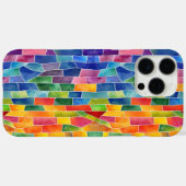 ウォーターカラー レインボー ステンドグラス Case-Mate iPhoneケース (裏面 (横))