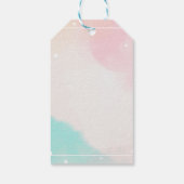 ウォーターカラー レインボー ストロベリー ギフトタグ (裏面)