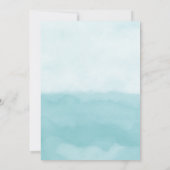 ウォーターカラー·レッツ·ワイルド·バチェロレッテ·インビト 招待状 (裏面)