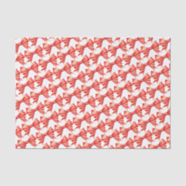 ウォーターカラー レッドボウアート リピート パターン 薄葉紙