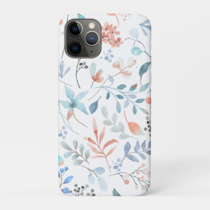 ウォーターカラー+ワイルドフラワー+フラワー iPhone 11 PROケース