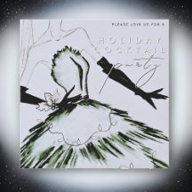 ウォーターカラー ヴォーグ ファッション ホリデー カクテル パーティー