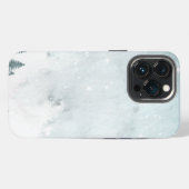 ウォーターカラー 冬の風景 iPhoneケース (裏面横)