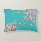 ウォーターカラー 桜 アクセントピロー (正面)