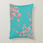 ウォーターカラー 桜 アクセントピロー (正面(垂直))