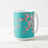 ウォーターカラー 桜 コーヒーマグ コーヒーマグカップ (正面右)