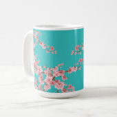 ウォーターカラー 桜 コーヒーマグ コーヒーマグカップ (正面左)