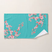 ウォーターカラー 桜 バスタオル セット (ハンドタオル)