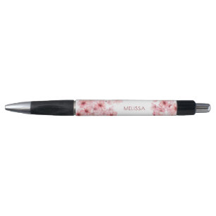 ウォーターカラー 桜 ピンク フラワー ボールペン