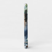 ウォーターカラー（水彩画）の滝 Case-Mate iPhoneケース (裏面/左)