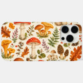 ウォーターカラー　秋のきのこのパターン Case-Mate iPhoneケース (裏面 (横))