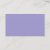 ウォーターカラー 紫 フラワー ウェディングQRコード RSVP エンクロージャーカード (裏面)
