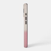 ウォーターカラー 縦ストライプ シームレス iPhone 16ケース (左側面)
