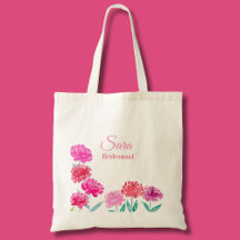 ウォーターカラー・芍薬の名入れブライズメイド