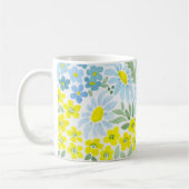 ウォーターカラー 野の花 カモミール コーヒーマグカップ (左)