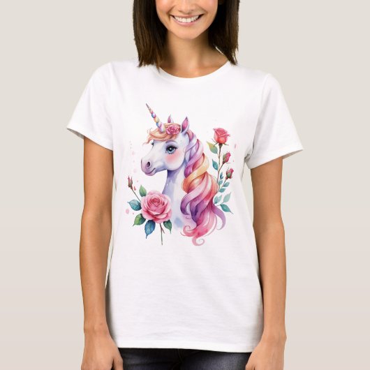 ウォーターカラー Tシャツ (正面)