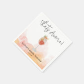 ウォーターカラー That's Amore スプリッツ ブライダルシャワー スタンダードカクテルナプキン (角)