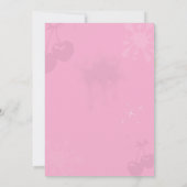 ウォーターカラーsip&アー絵を描ト誕生日 招待状 (裏面)