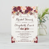 ウォーターカ素朴ラーボホーブライダルシャワー招待 招待状 (スタンド正面)