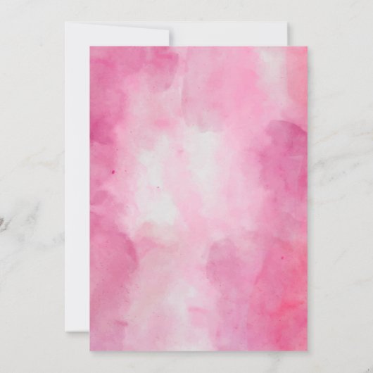 ウォーターガンカスタムガール誕生日 サンキューカード (裏面)