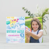 ウォーターガンフォト招待状 招待状 (スタンド正面)