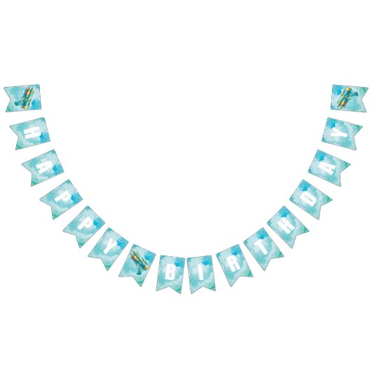 ウォーターガンボーイ誕生日 バンティングフラッグ (全)