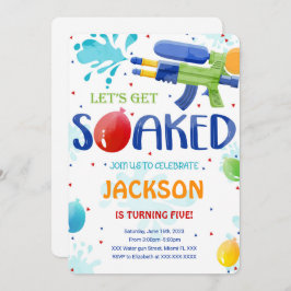 ウォーターガン招待状 招待状