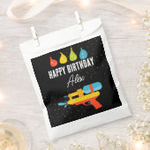 ウォーターガン&バルーン夏の子供の誕生日パーティー フェイバーバッグ (クリップ留めされた状態)