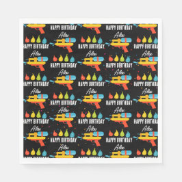 ウォーターガン&バルーン夏の誕生日パーティー スタンダードランチョンナプキン