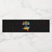 ウォーターガン&バルーン夏の誕生日パーティー ペットボトルラベル (シングルラベル)