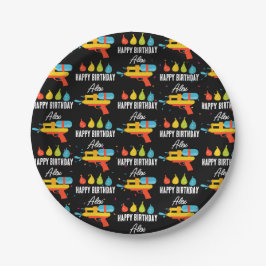 ウォーターガン&バルーン夏の誕生日パーティー ペーパープレート