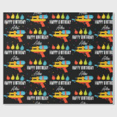 ウォーターガン&バルーン夏の誕生日パーティー ラッピングペーパー (フラット)