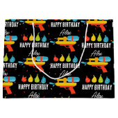 ウォーターガン&バルーン夏の誕生日パーティー ラージペーパーバッグ (正面)