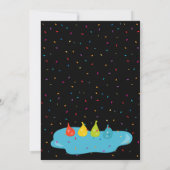 ウォーターガン&バルーン夏の誕生日パーティー 招待状 (裏面)