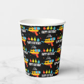 ウォーターガン&バルーン夏の誕生日パーティー 紙コップ (裏面)