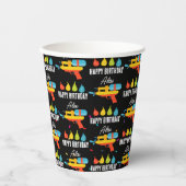 ウォーターガン&バルーン夏の誕生日パーティー 紙コップ (正面)