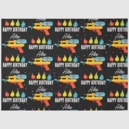 ウォーターガン&バルーン夏の誕生日パーティー 薄葉紙