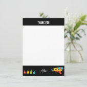 ウォーターガン＆バルーン 夏の子供 サンキューカード (スタンド正面)