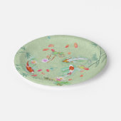 ウォーターガーデン日本のオンライトグリーン紙プレート ペーパープレート (アングル)