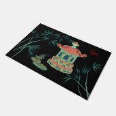 ウォーターガーデン日本のテンプルドアマット ドアマット (アングル)