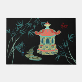 ウォーターガーデン日本のテンプルドアマット ドアマット