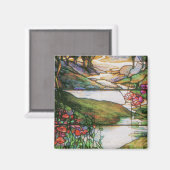 ウォーターガーデン用ステンドグラス磁石 マグネット (正面/裏面)