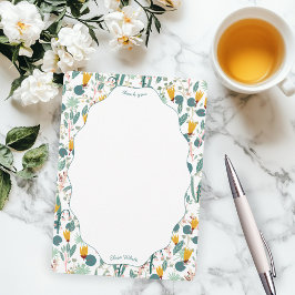 ウォーターガーデン フラワーブライダルシャワー かわいい カスタム サンキューカード