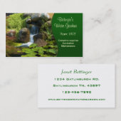 ウォーターガーデン 名刺 (正面/裏面)