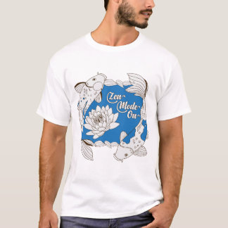 ウォーターガーデン 禅モード コイの芸術 Tシャツ