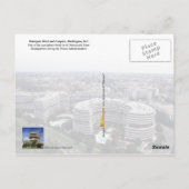 ウォーターゲートホテルとコンプレックス,ワシントンD.C. ポストカード (裏面)