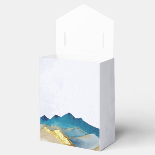 ウォーターコロゴールデン結婚マウンテンズ感謝のギフト フェイバーボックス (オープン)